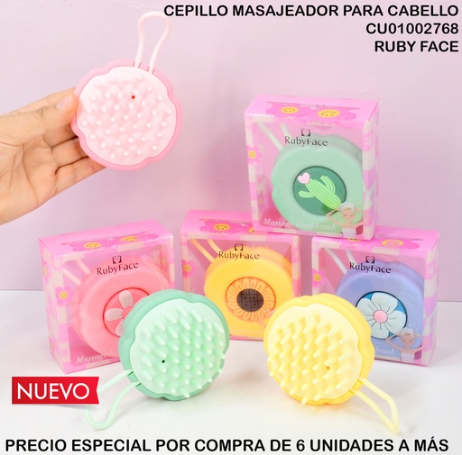 [CU01002768] CEPILLO MASAJEADOR RUBYFACE W210