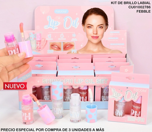 [CU01002786] DUO LIP OIL SHINY+PH FEBBLE FBC068