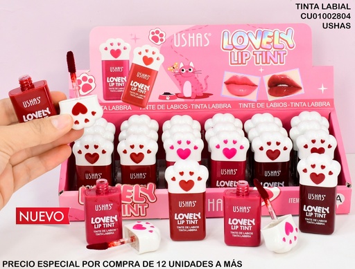 [CU01002804] TINTA PATITA LOVELY USHAS UC079A SURTIDOS