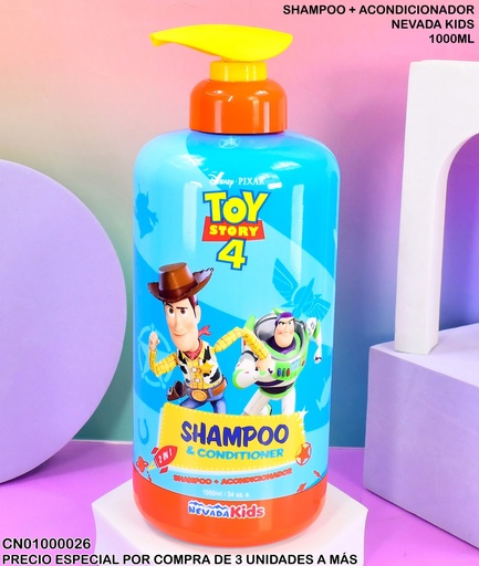 [CN01000026] SHAMPOO/ACOND. 2EN1 NEVADA KIDS TOY STORY DS03092