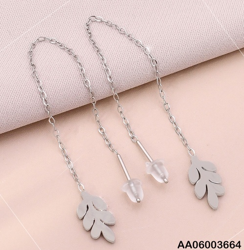 [AA06003664] ARETES PLAT.VIOLADORAS RAMA COLGANTE KE102097-HR