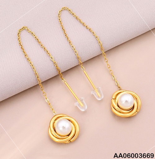 [AA06003669] ARETES TVIOLADORAS COLGANTE BASE RDC/PERLITA KE102104-HR