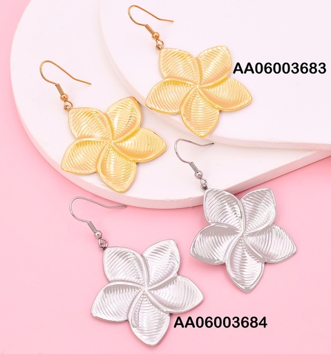 [AA06003684] ARETES SACUANJOCHE PLATEADO KE116421-SP