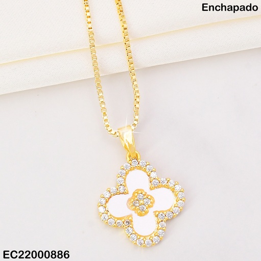 [EC22000886] CADENA C/DIJE VAN CLEEF ZIRC.CENTRO CE362-5