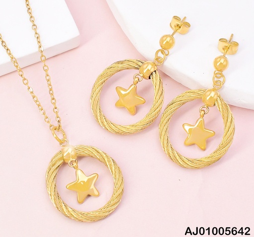 [AJ01005642] JUEGO RD/ESTRELLA DOR KS200119-MS