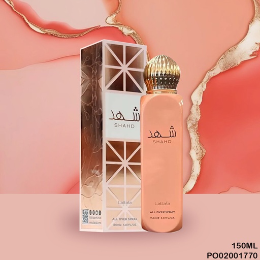 [PO02001770] PERFUME LATTAFA ALL OVER SPRAY SHAHD 150ML