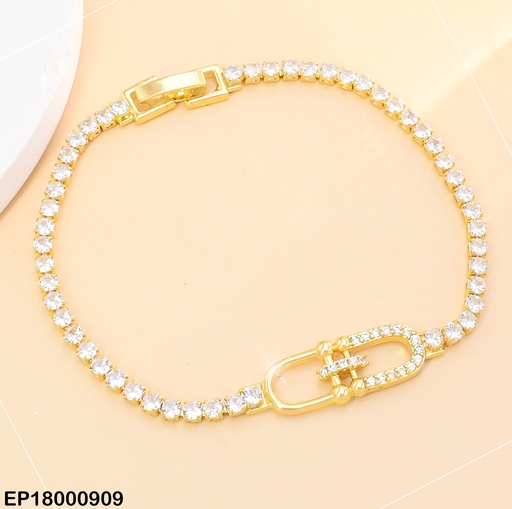 [EP18000909] PULSERA ZIRCONIAS CENTRO RECTAN.C/DIV.BE528-319