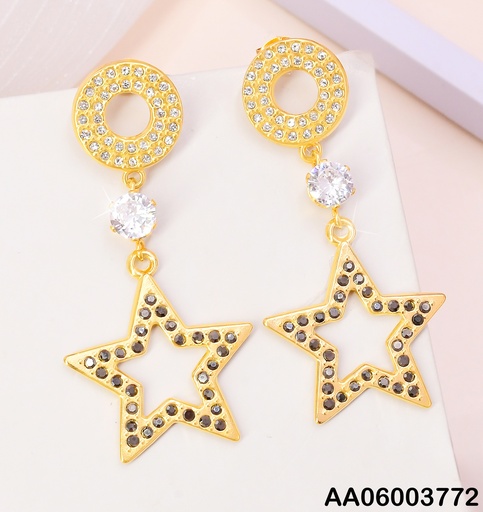 [AA06003772] ARETES CIRC.ZIRCONIAS/ZIRC/CROQUI ESTRELLA KE105451-BI