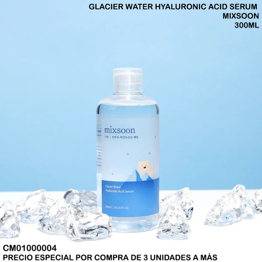 [CM01000004] GLACIER WATER HYALURONIC SERUM MIXSOON 300ML