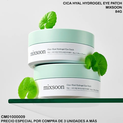 [CM01000009] CICA-HYAL HIDROGEL EYE PATCH MIXSOON 30 PARES
