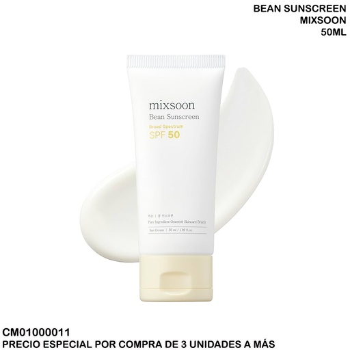 [CM01000011] BEAN SUNSCREEN MIXSOON SPF50