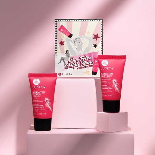 [CL01000018] KIT LUSETA SHAMPOO & ACONDICIONADOR KERATIN 30ML  L6025T-26T