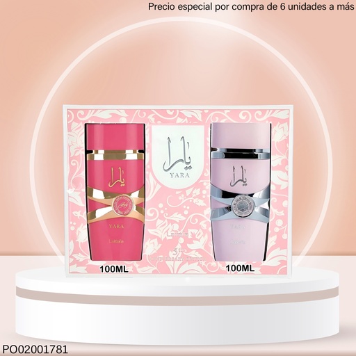 [PO02001781] ESTUCHE 2 PERFUMES YARA CANDY/CLASICO EDIC 5TO ANIV