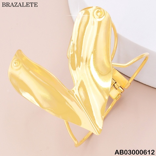 [AB03000612] BRAZALETE DOR "V" CENTRO  BA2281-45