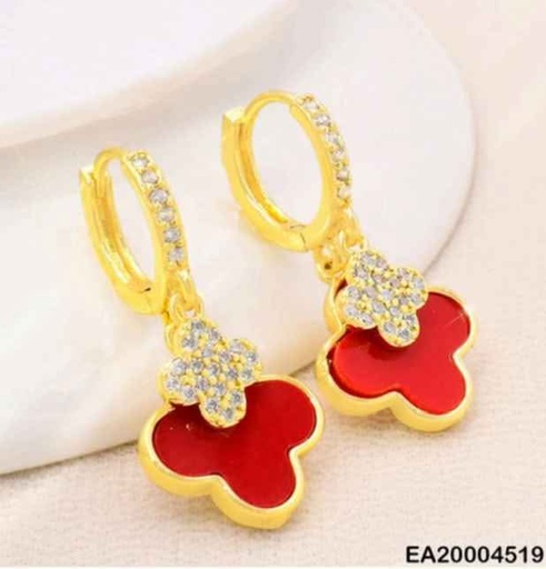 [EA20004519] ARETES HUGGIES VAN CLEEF ROJO MD/ZIRC.PQ EE4111-9.