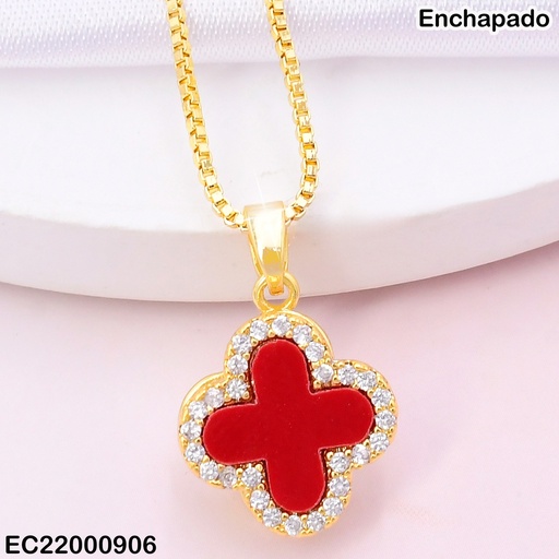 [EC22000906] CADENA DOR VAN CLEEF ROJO ANTI-ESTRES CE347-333