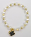 [EP18000971] PULSERA PERLAS CULTIVADAS/PELOT.DOR VAN CLEEF NEGRO BE741-327