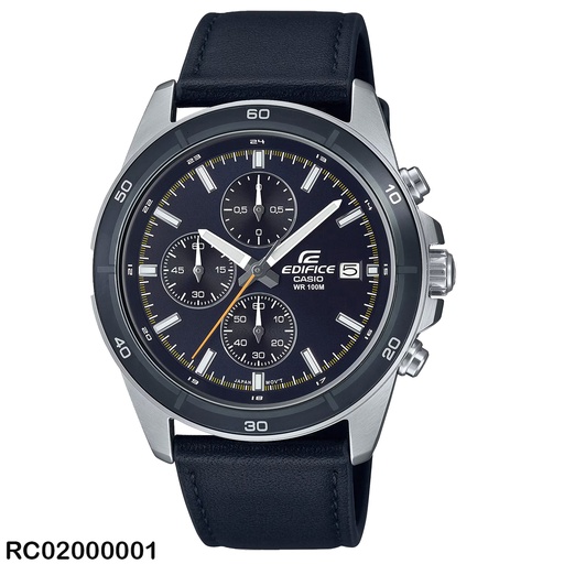 [RC02000001] RELOJ CASIO ANALOGO CAB EFR-526L-2CVUDF CUERO NEGRO