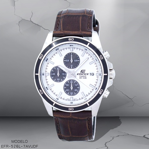 [EFR-526L-7AVUDF] RELOJ CASIO ANALOGO CAB EFR-526L-7AVUDF CUERO CAFE