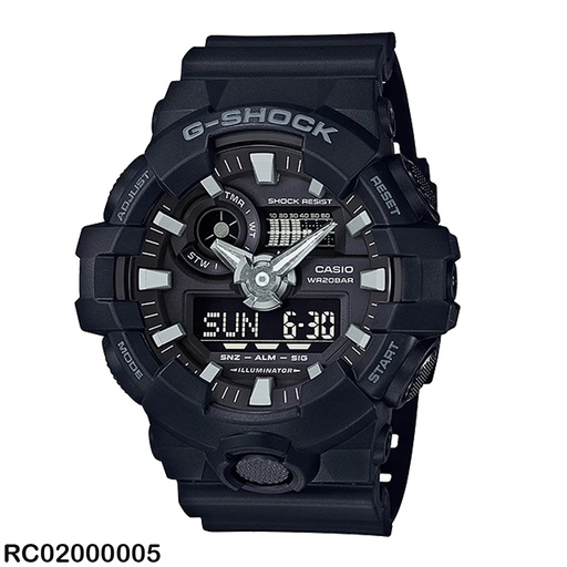 [GA-700A-2ADR] RELOJ CASIO ANAL/DIG CAB GA-700A-2ADR RESINA NEGRO