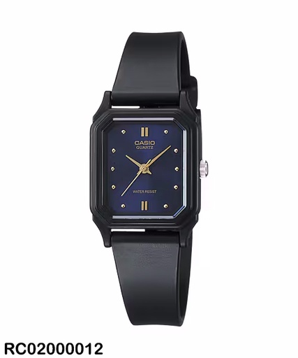 [RC02000012] RELOJ CASIO ANALOGO DAMA LQ-142E-2ADF SILICON NEGRO