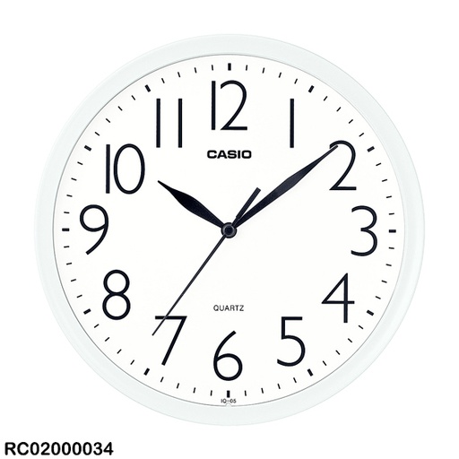 [RC02000034] RELOJ CASIO DE PARED BLANCO IQ-05-7DF
