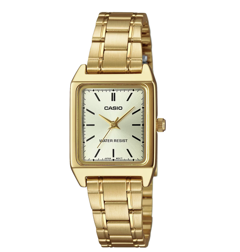 [LTP-V007G-9EUDF] RELOJ CASIO ANALOGO DAM. LTP-V007G-9EUDF METAL DOR