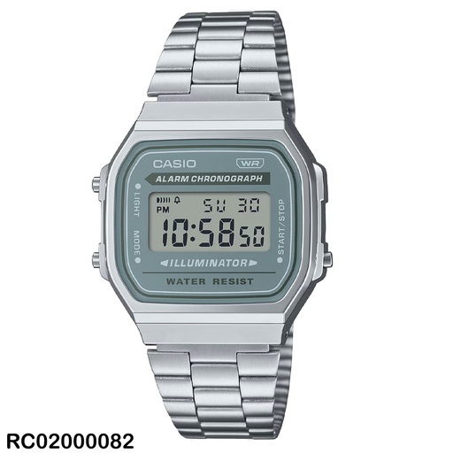 [A168WA-3AYDF] RELOJ CASIO DIGITAL CAB A168WA-3AYDF METAL PLAT