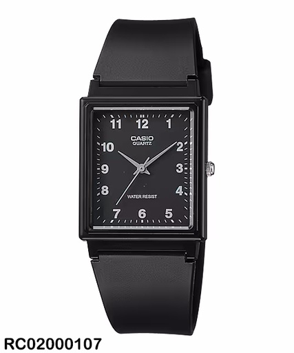 [RC02000107] RELOJ CASIO ANALOGO CAB MQ-27-1BDF SLICON NEGRO