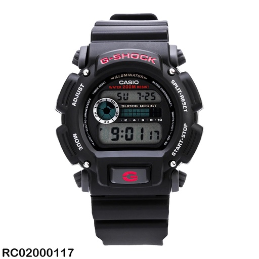 [RC02000117] RELOJ CASIO DIGITAL CAB DW-9052-1VDR SILICON NEGRO G-SHOCK