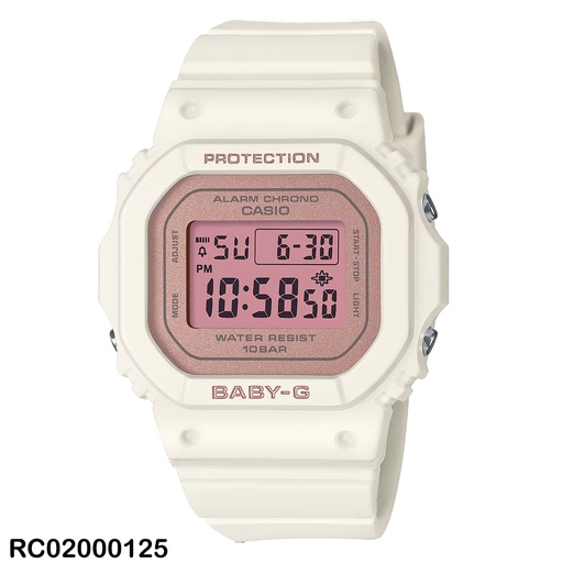 [RC02000125] RELOJ CASIO DIGITAL DAMA BGD-565SC-4DR SILICON BLANCO