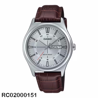 [MTP-V006L-7CUDF] RELOJ CASIO ANALOGO CAB MTP-V006L-7CUDF CUERO CAFE