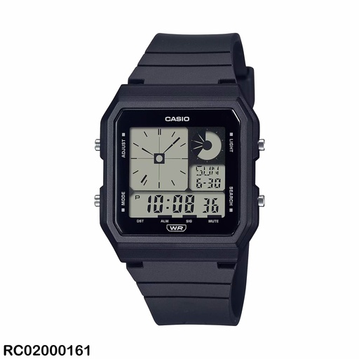 [LF-20W-1ADF] RELOJ CASIO ANA/DIG DAMA LF-20W-1ADF RESINA NEGRO