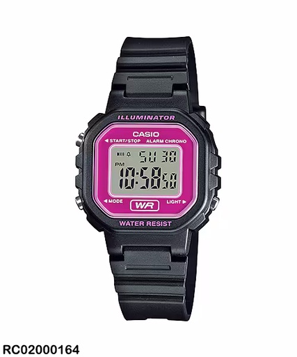 [RC02000164] RELOJ CASIO DIGITAL DAMA LA-20WH-4ADF SILICON NEGRO