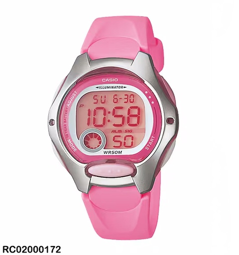 [RC02000172] RELOJ CASIO DIGITAL DAMA LW-200-4BVDF SILICON ROSA