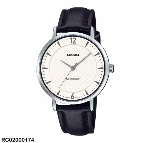 [RC02000174] RELOJ CASIO ANALOGO DAMA LTP-VT04L-7A2DF CUERO NEGRO