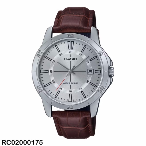[RC02000175] RELOJ CASIO ANALOGO CAB MTP-V004L-7CUDF CUERO CAFE
