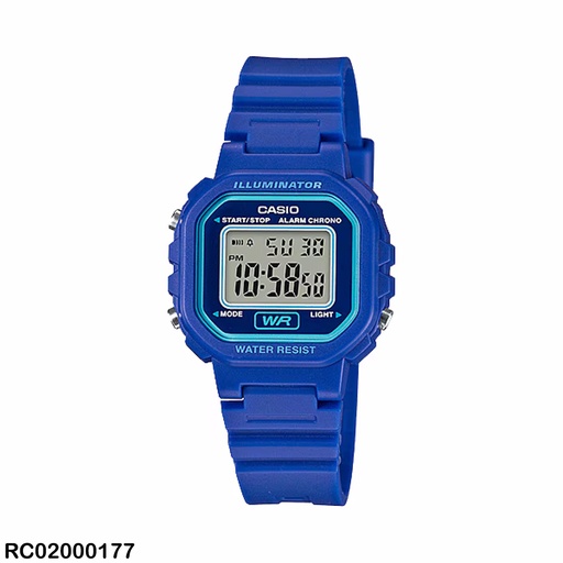 [LA-20WH-2ADF] RELOJ CASIO DIGITAL DAMA LA-20WH-2ADF SILICON AZUL