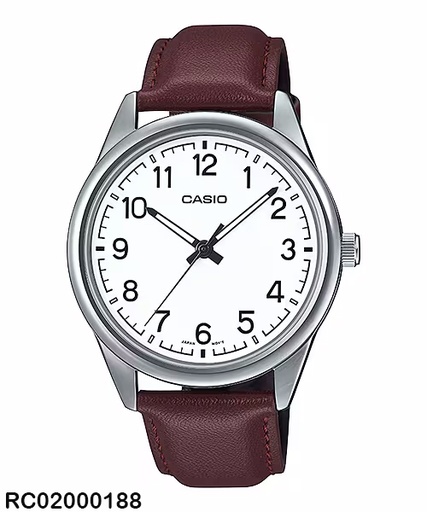[MTP-V005L-7B4UDF] RELOJ CASIO ANALOGO CAB MTP-V005L-7B4UDF CUERO CAFE