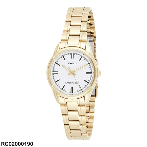 [RC02000190] RELOJ CASIO ANALOGO DAMA LTP-V005G-9AUDF METAL DOR