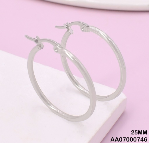 [AA07000746] ARGOLLA PLATEADA LISA 30MM C1279-220