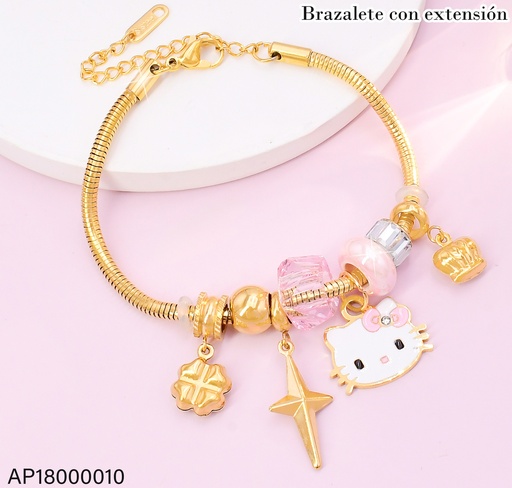[AP18000010] PANDORA DIJES ROSA/DOR./HELLO KITTY BA2170-45