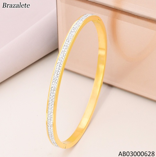 [AB03000628] BRAZALETE FRANJA ZIRCONIAS KB205169-GC