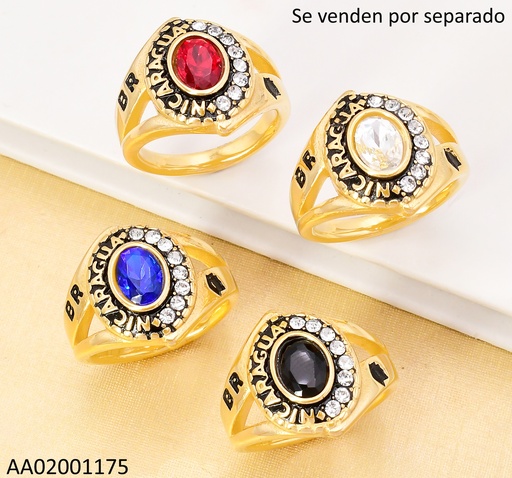 [AA02001175] ANILLO GRADUACION 🎓 NICARAGUA COL.SURT RA696