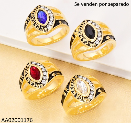 [AA02001176] ANILLO GRADUACION 🎓 NICARAGUA BR COL.SURT RA694