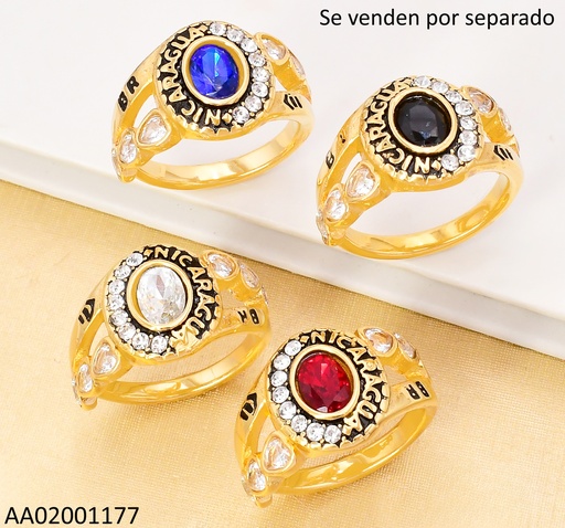 [AA02001177] ANILLO GRADUACION BR NICARAGUA🤍🤍🤍 COL.SURT RA684
