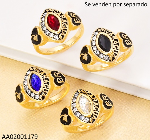 [AA02001179] ANILLO GRADUACION🖤 NICARAGUA🖤 COL.SURT RA680-