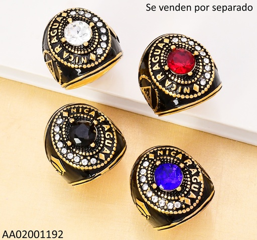 [AA02001192] ANILLO GRADUACION🎓NICARAGUA ESCUDO COL.SURT RA662
