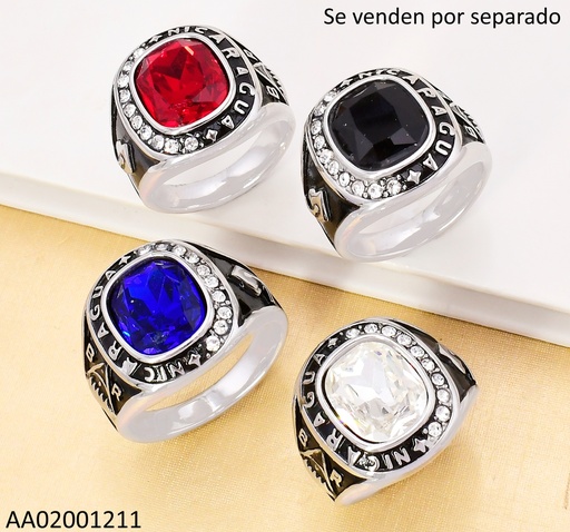 [AA02001211] ANILLO PLAT.MESA GRADUACION🎓NICARAGUA BR ESCUDO SURT RA661