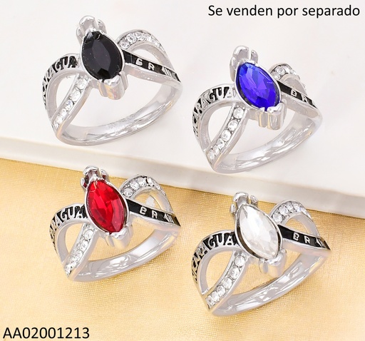 [AA02001213] ANILLO PLAT.GRADUACION 2 OV NICARAGUA SURT. RA687